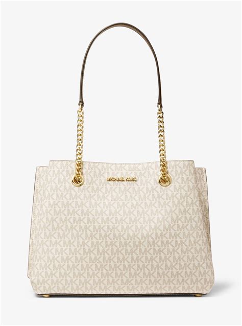 michael kors teagan large logo shoulder bag|michael kors teagan bag.